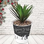 vasetto ceramica ''NEVE ALLA PORTA''