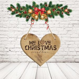 love christmas neve cuore