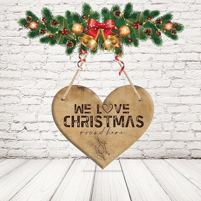 love christmas neve cuore