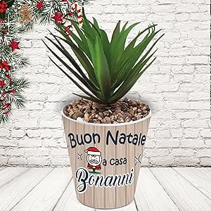 vasetto ceramica ''Super Babbo Cartoon''