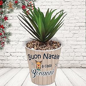 vasetto ceramica ''Super Renna Cartoon''