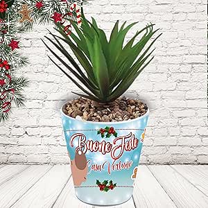 vasetto ceramica ''Renna Cartoon''