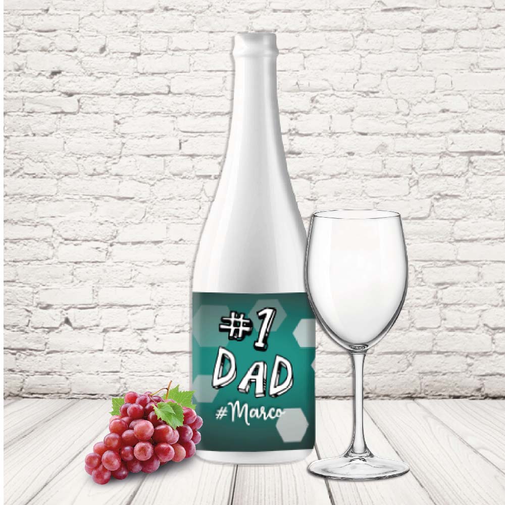 BOTTIGLIA PAPA ''#1 DAD''