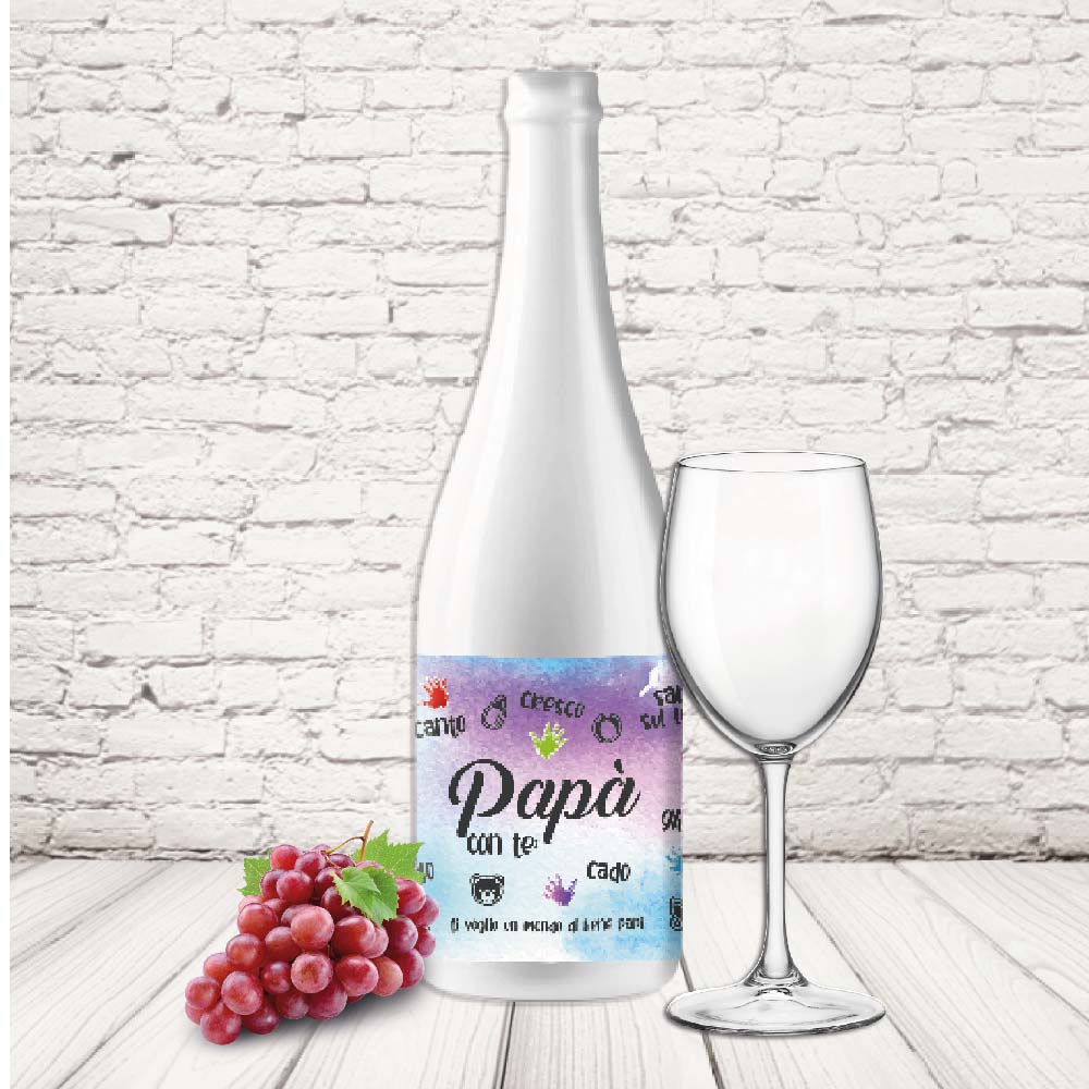 BOTTIGLIA PAPA ''CON TE CRESCO''