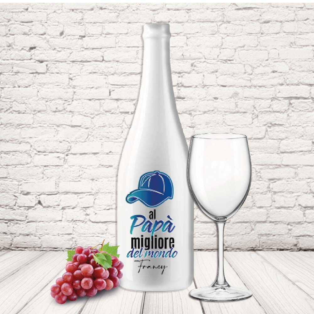 BOTTIGLIA PAPA ''BEST DAD BLU''