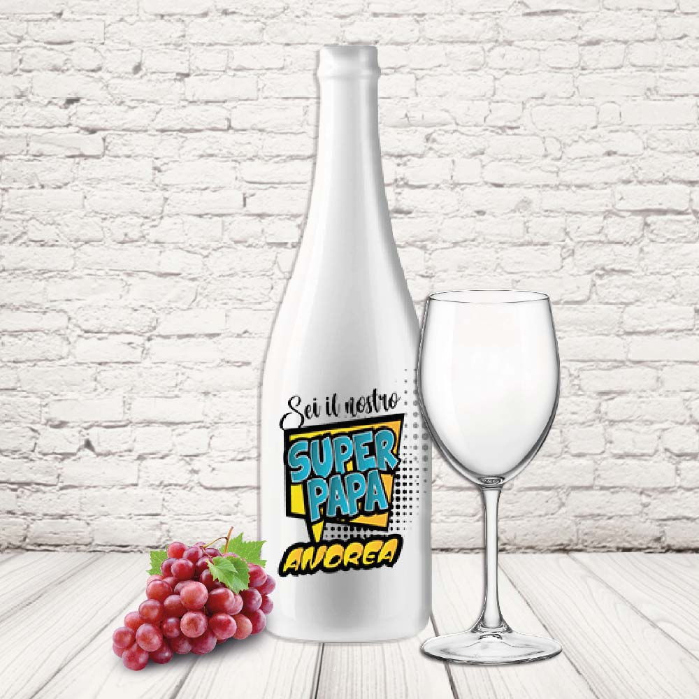 BOTTIGLIA PAPA ''COMICS DAD''