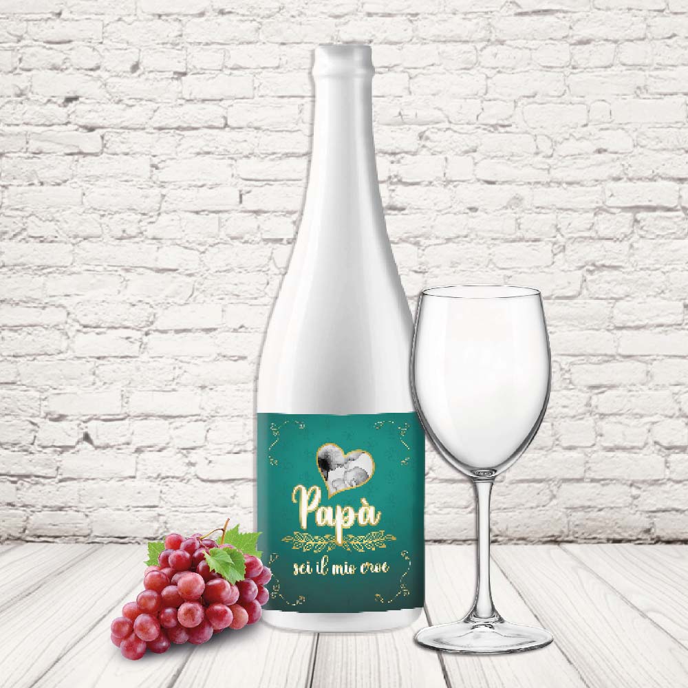 BOTTIGLIA PAPA ''DAD EROE''