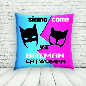 BAT AND CAT CUSCINI QUAD