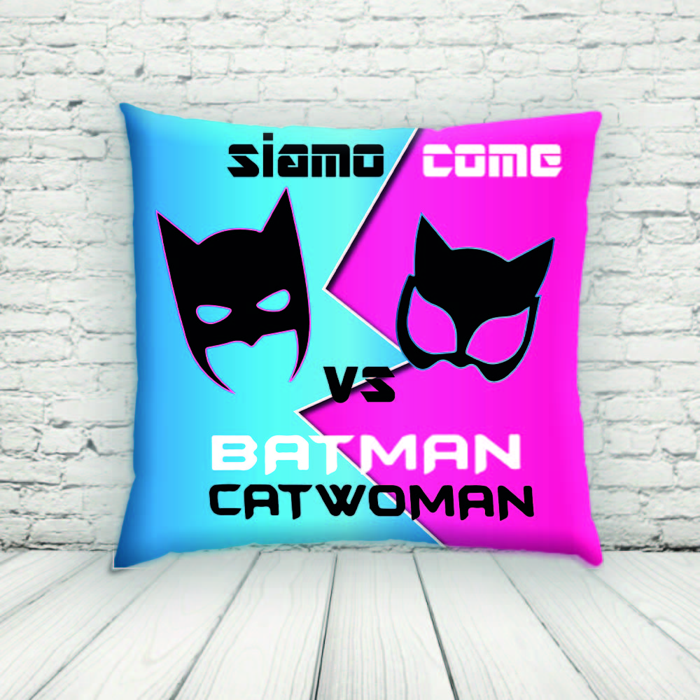 BAT AND CAT CUSCINI QUAD