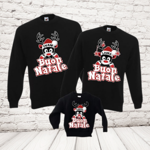 Tris Natale RENNE NERE