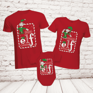 tris t-shirt elf rosse