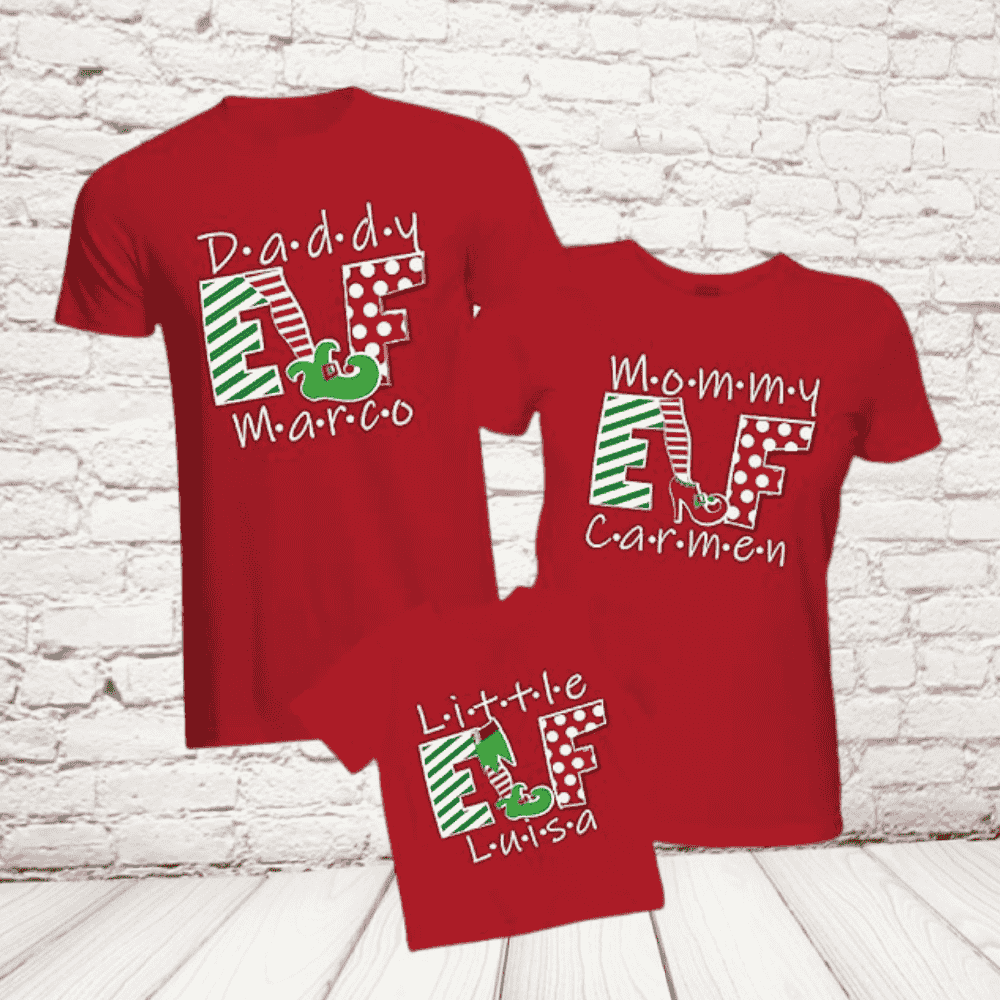 elf rosse tris t-shirt