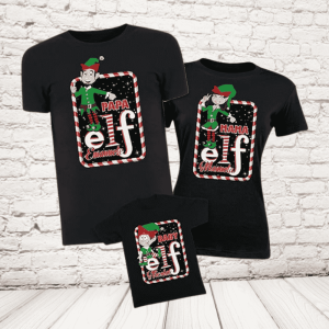 tris t-shirt elf nere