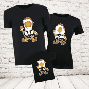 tris t-shirt cookie nere