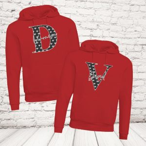 letter love felpe rosse