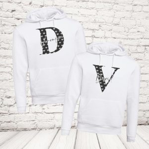 letter love felpe bianche