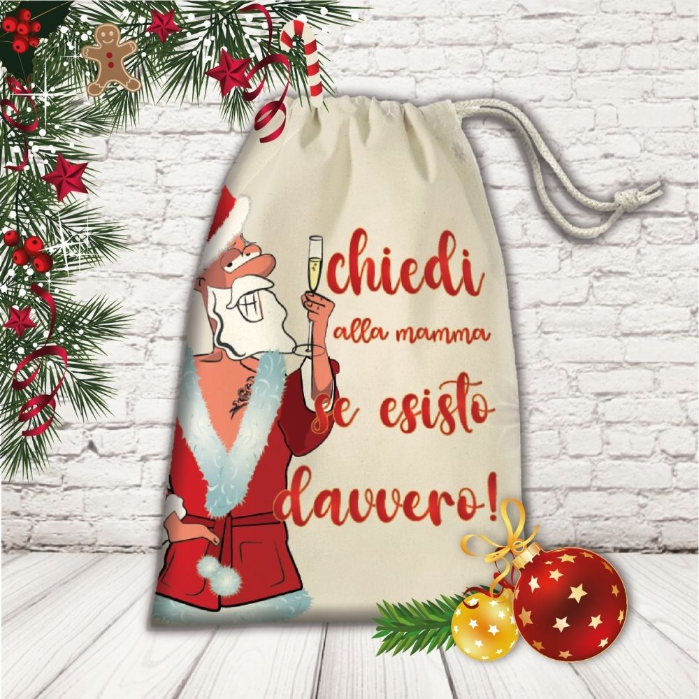 SACCO PORTA REGALI ''CHIEDI ALLA MAMMA''
