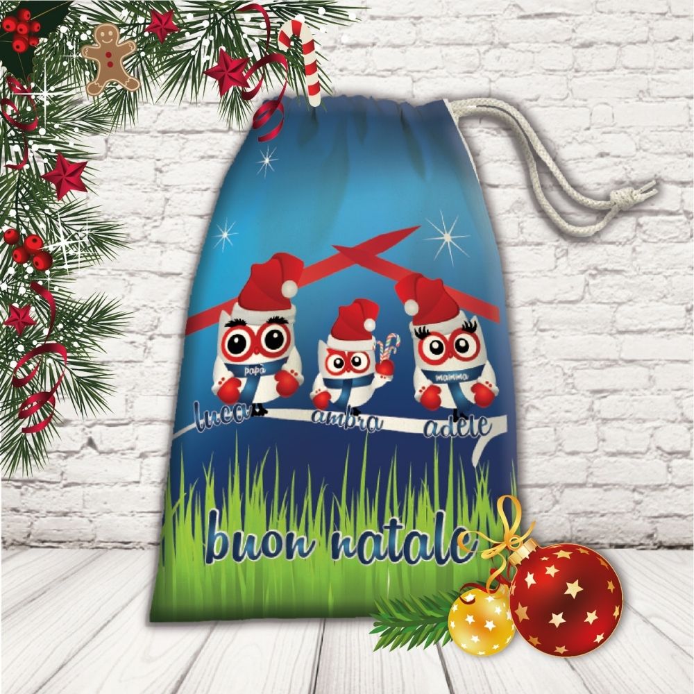 SACCO PORTA REGALI ''GUFETTI FAMILY''