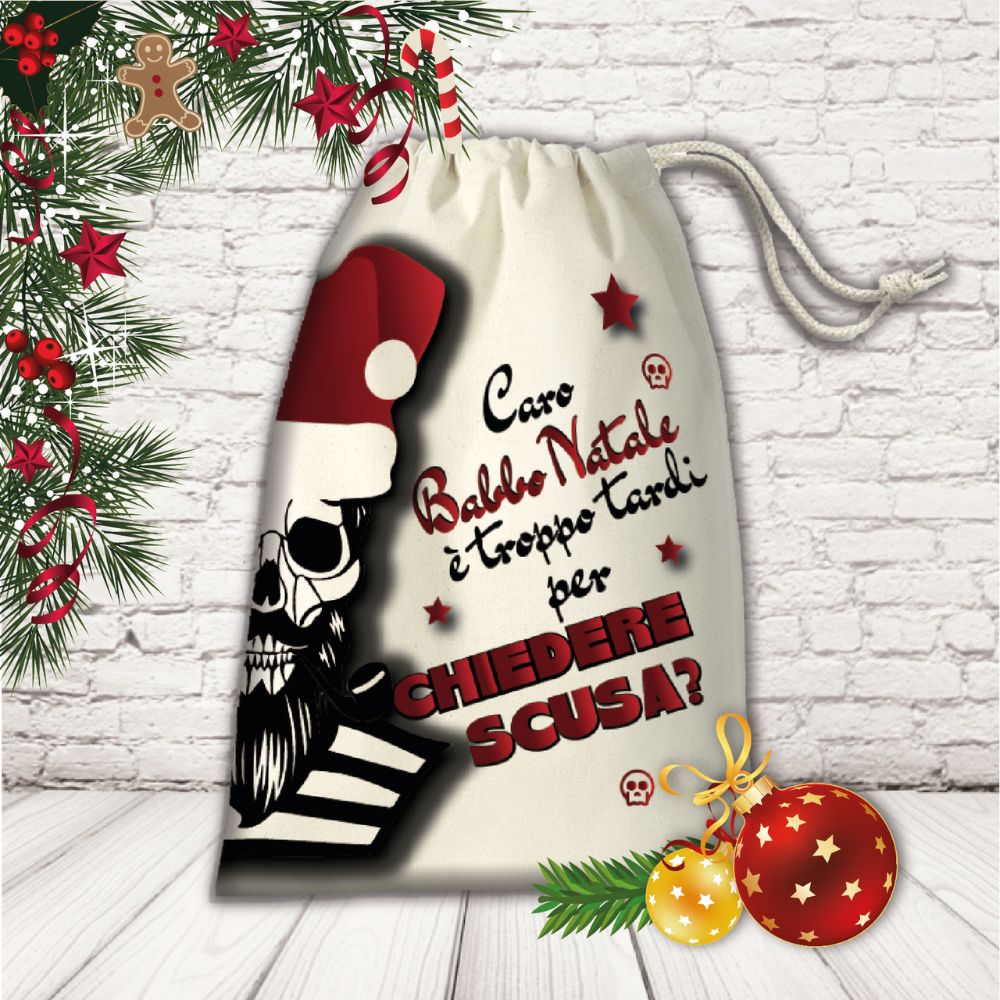 babbo scheletro sacco