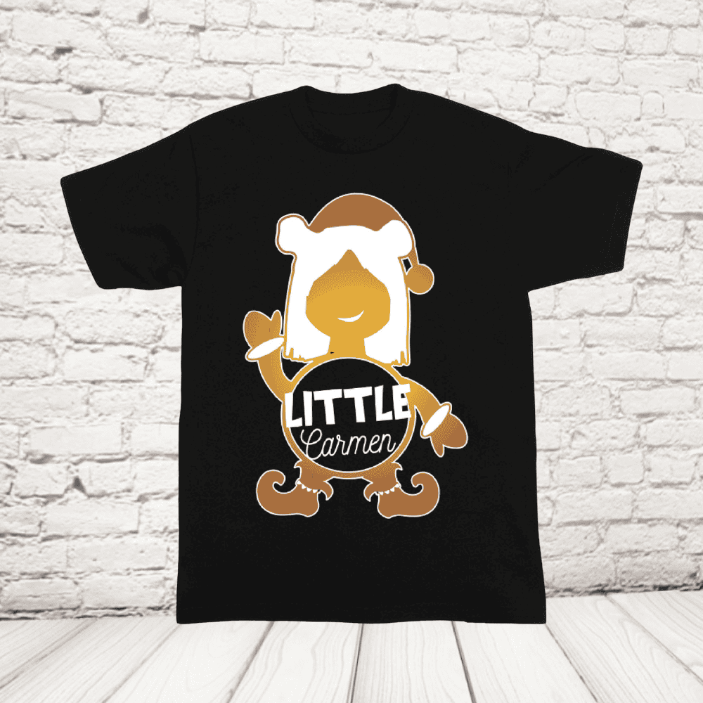 t-shirt singola nera cookie