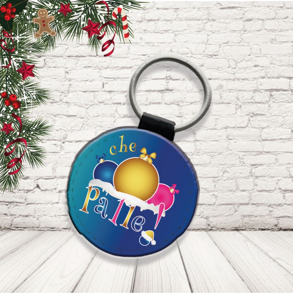 Portachiavi ''CHE PALLE'' CERCHIO