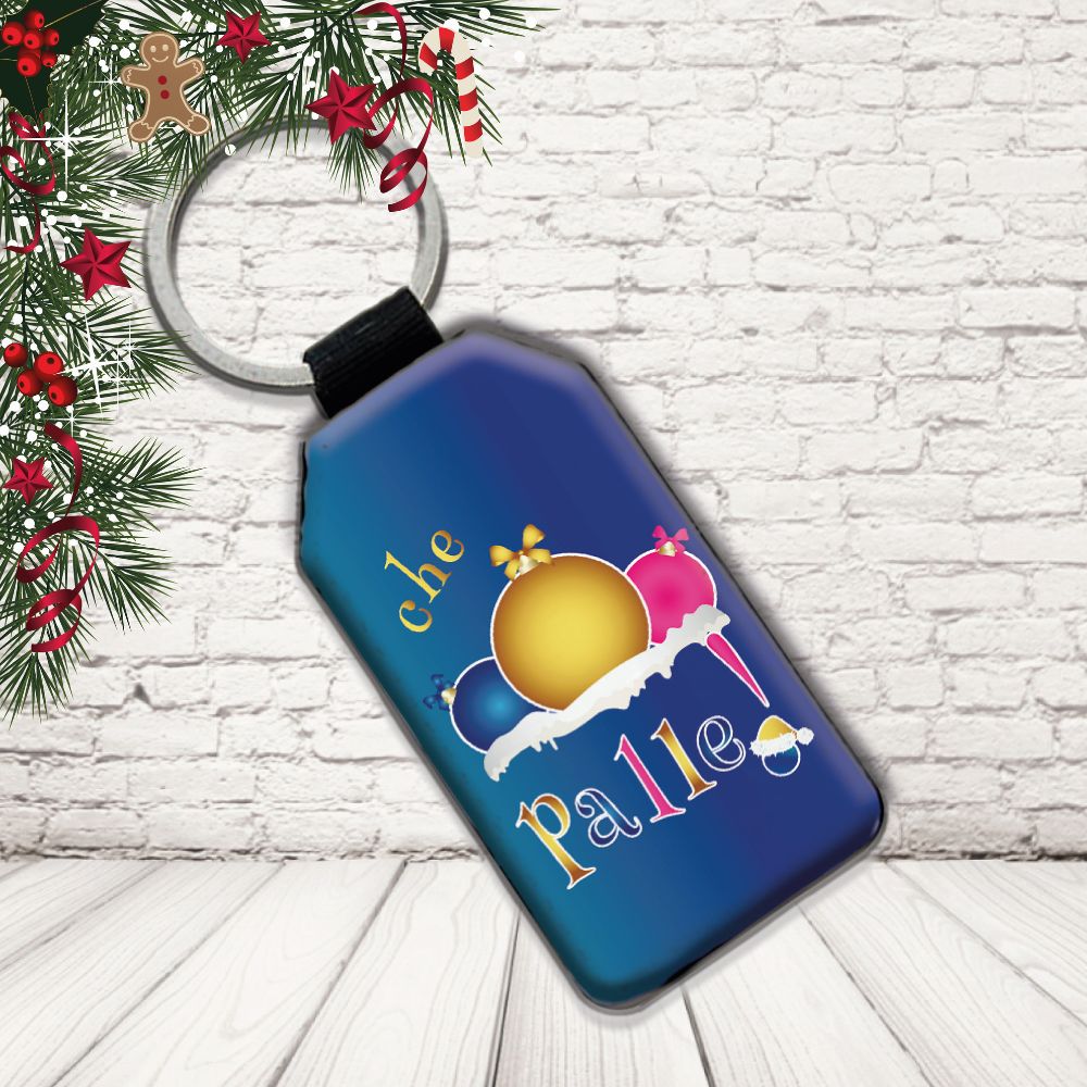 Portachiavi ''CHE PALLE'' RETTANGOLO