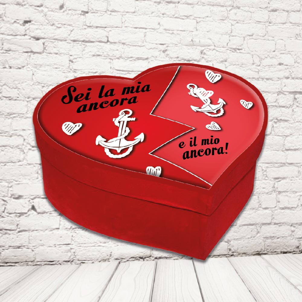 SCATOLA CUORE ''AMORE ANCORA''