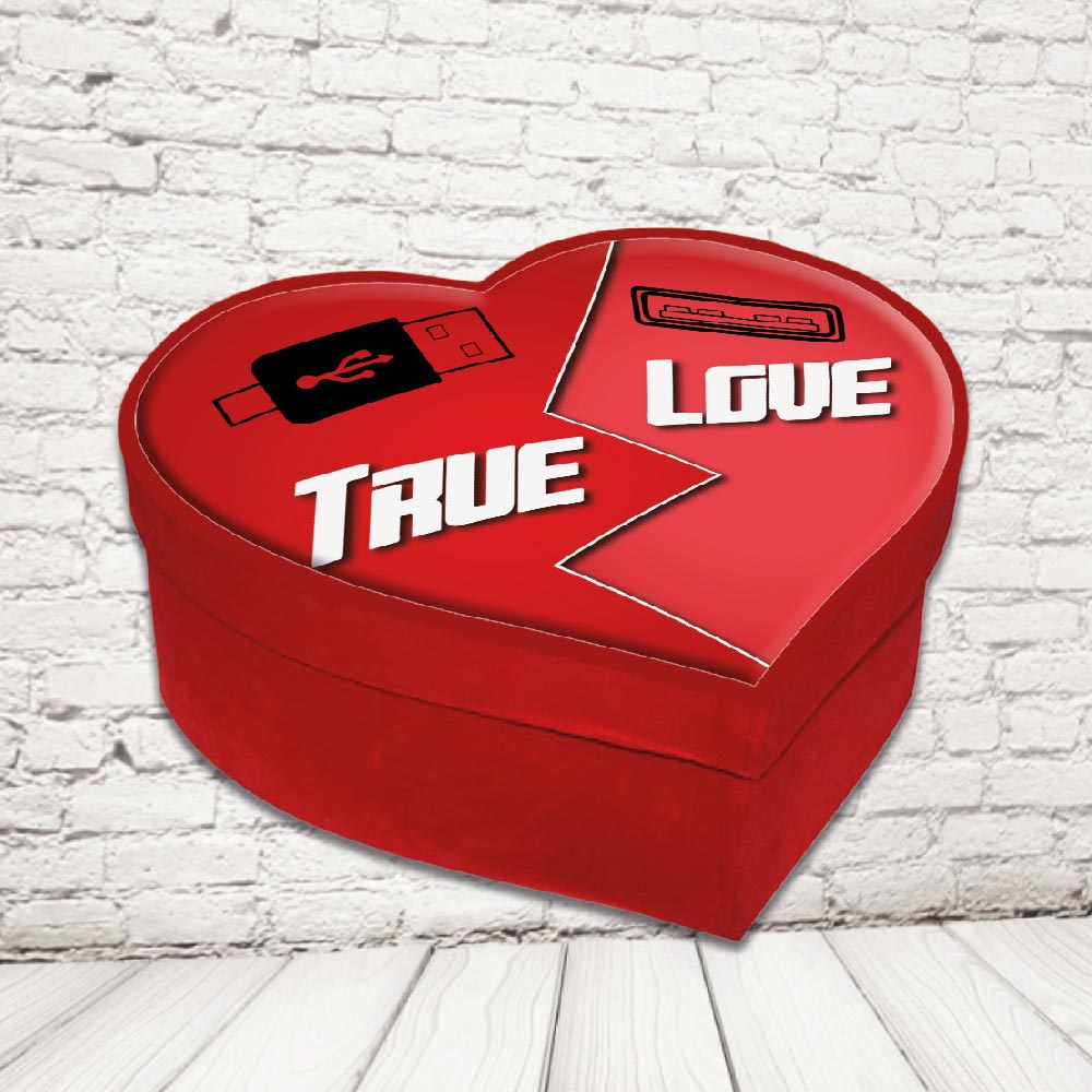 SCATOLA CUORE ''TRUE LOVE''