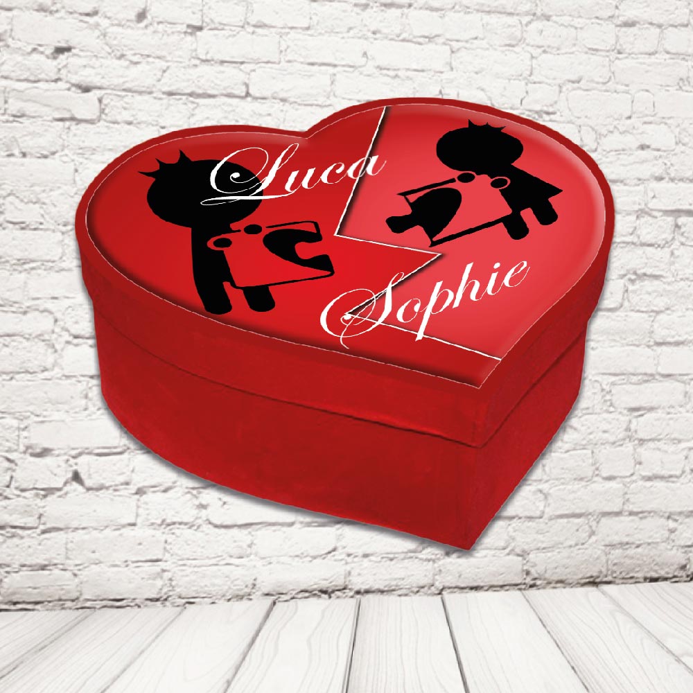SCATOLA CUORE ''AMORE PUZZLE''
