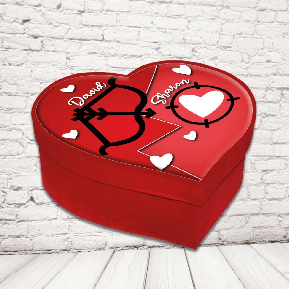 SCATOLA CUORE ''HO FATTO CENTRO''