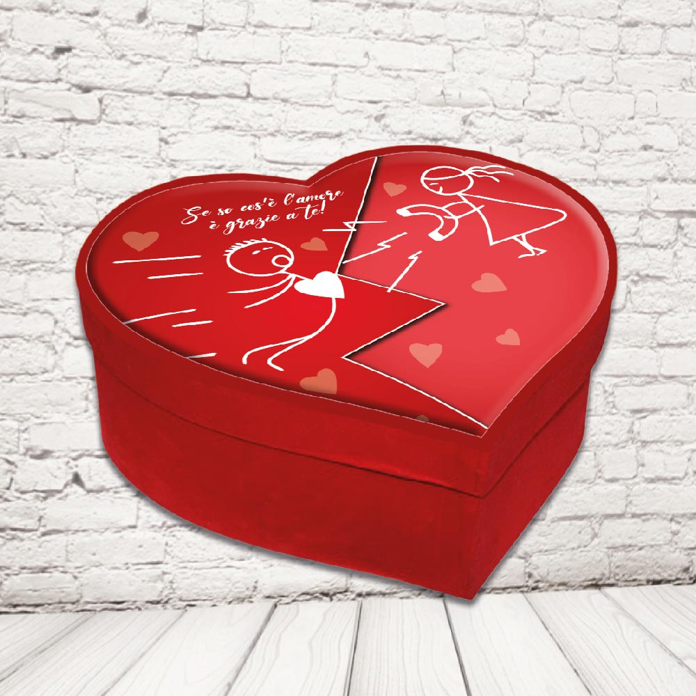 SCATOLA CUORE ''AMORE MAGNETE''