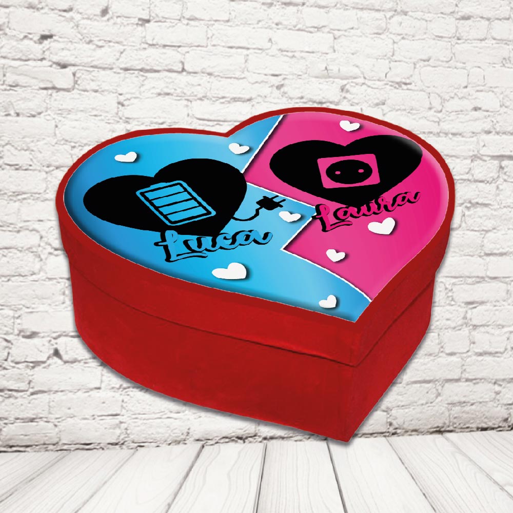 SCATOLA CUORE ''AMORE RICARICA''