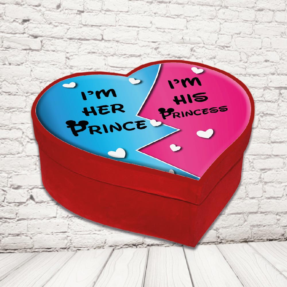 SCATOLA CUORE ''I'M PRINCE / PRINCESS''