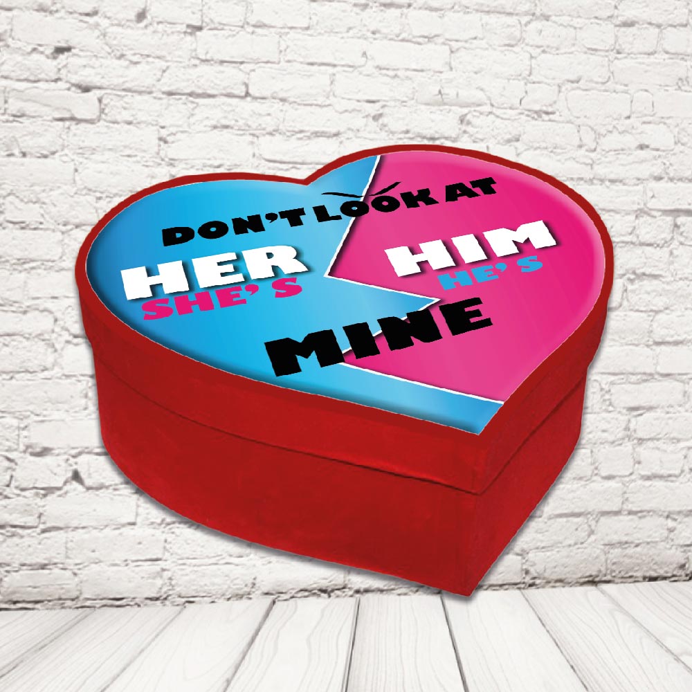 SCATOLA CUORE ''DONT LOOK''