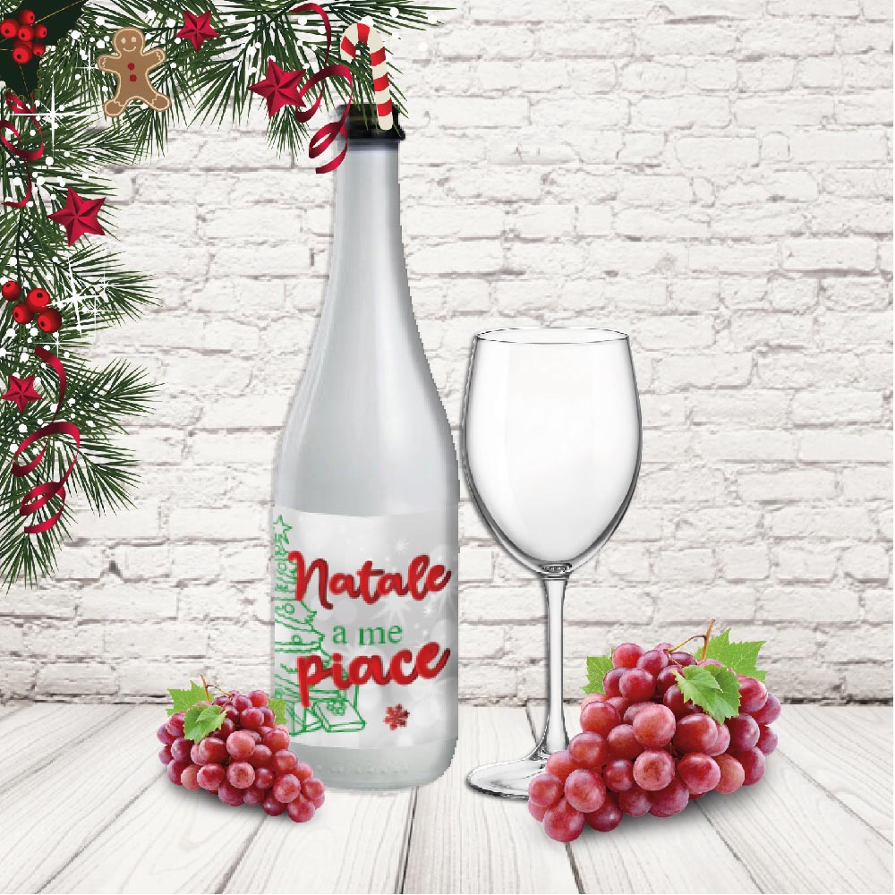 bottiglia ''NATALE PIACE''