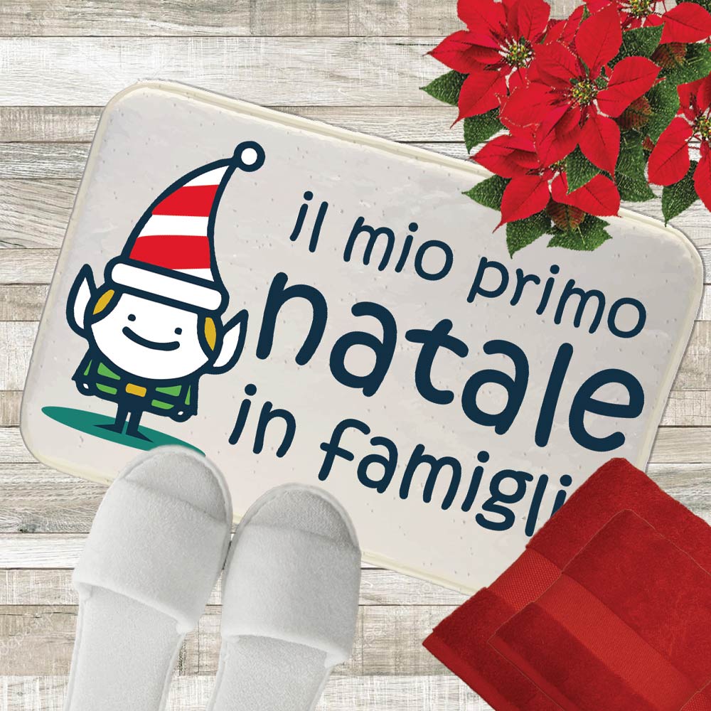 elfo cartoon tappeto bagno