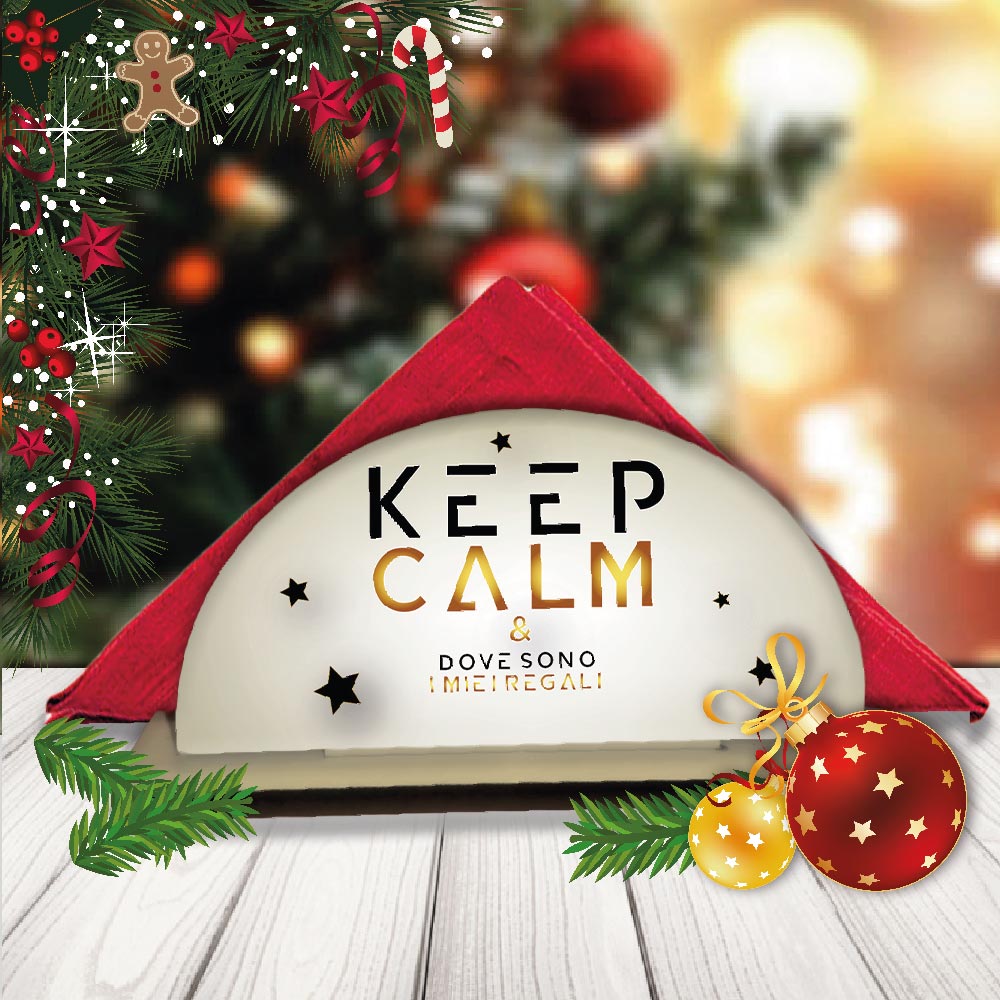 KEEP CALM porta tovaglioli