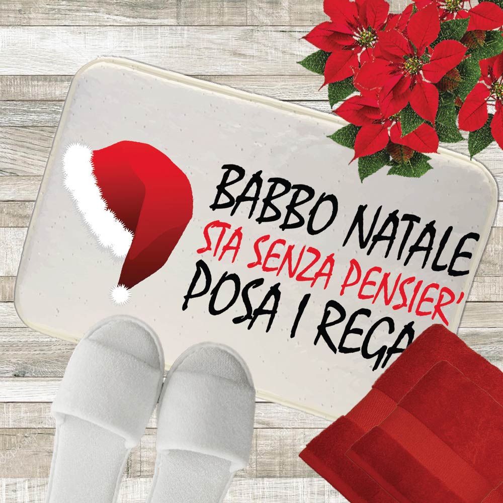 STA SENZ PENSIER' tappeto bagno