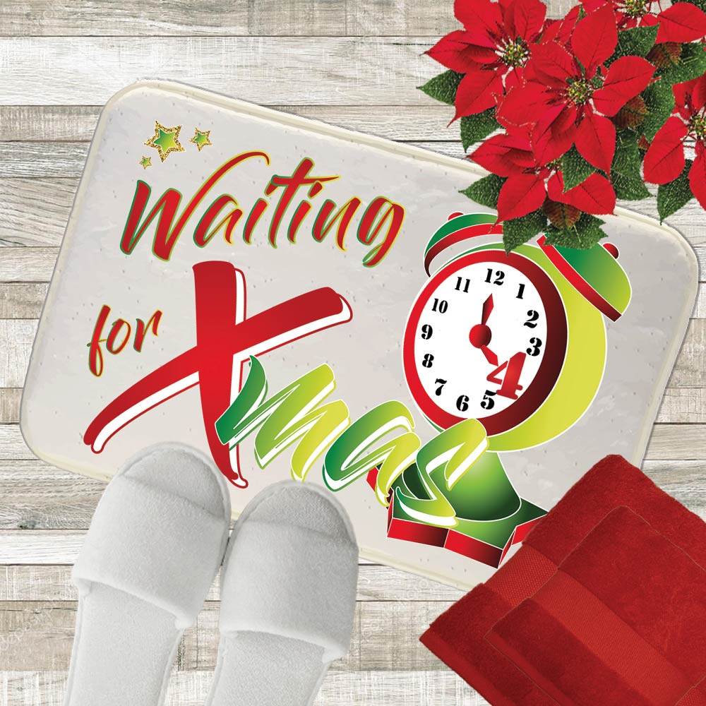 WAITING XMAS tappeto bagno