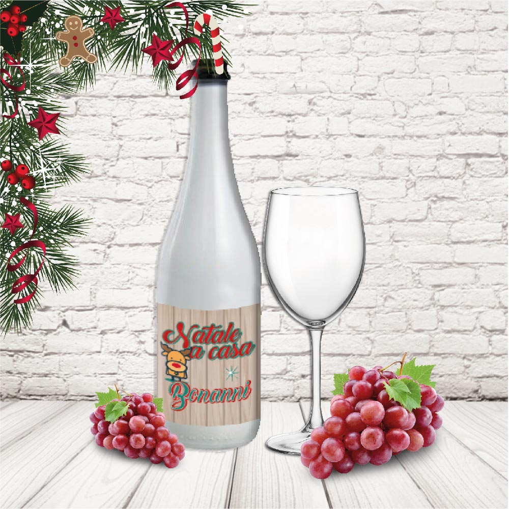 BOTTIGLIA '' RENNA CARTOON''