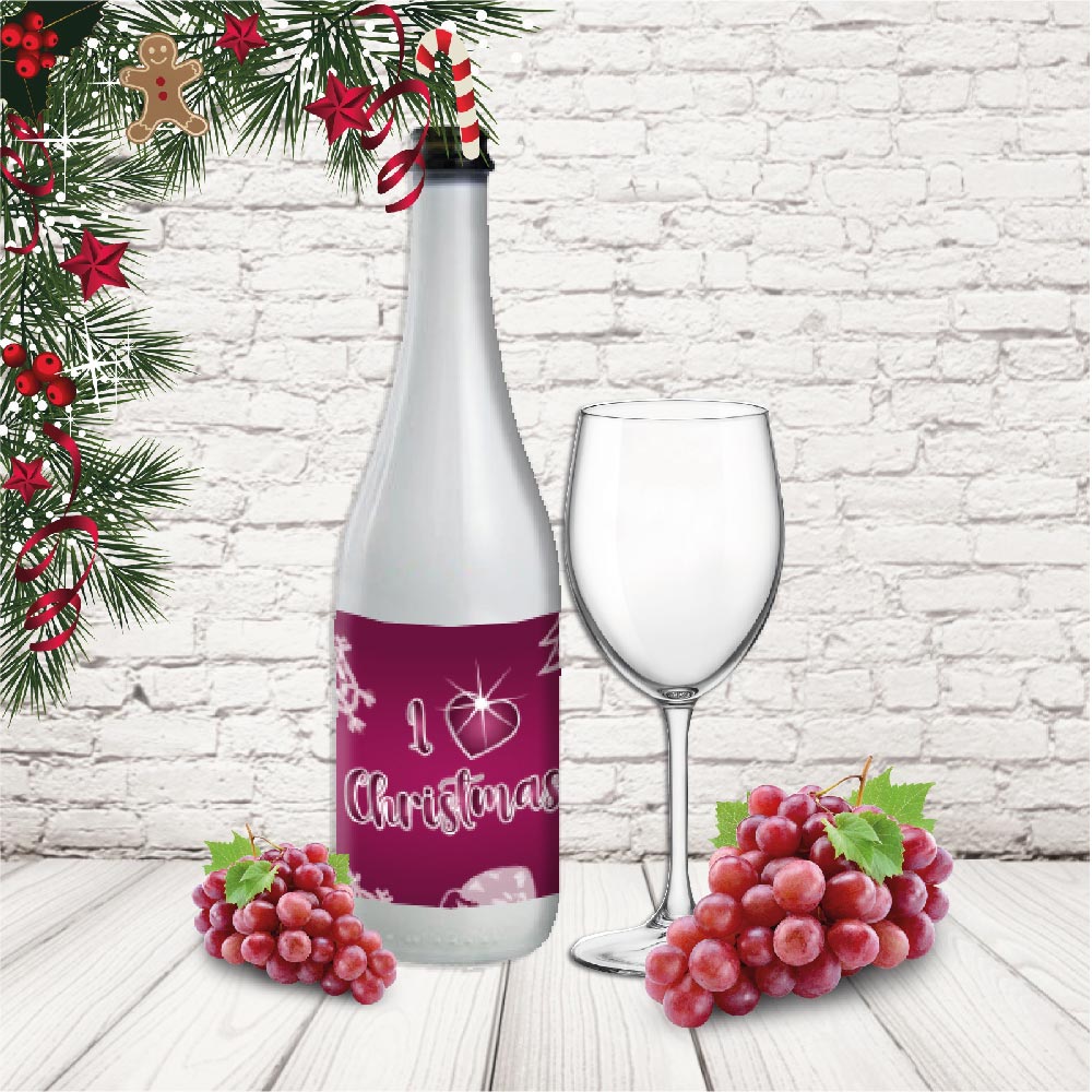 BOTTIGLIA ''i love christmas''