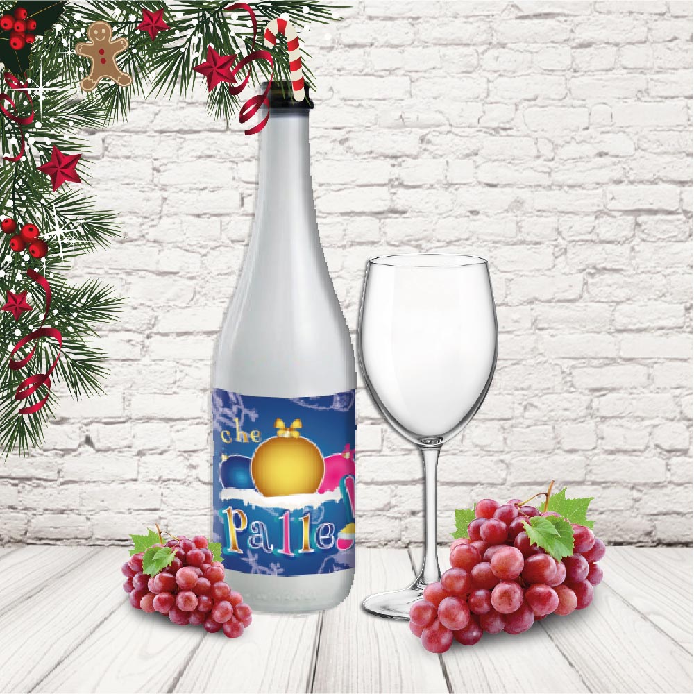 bottiglia vino ''CHE PALLE!''