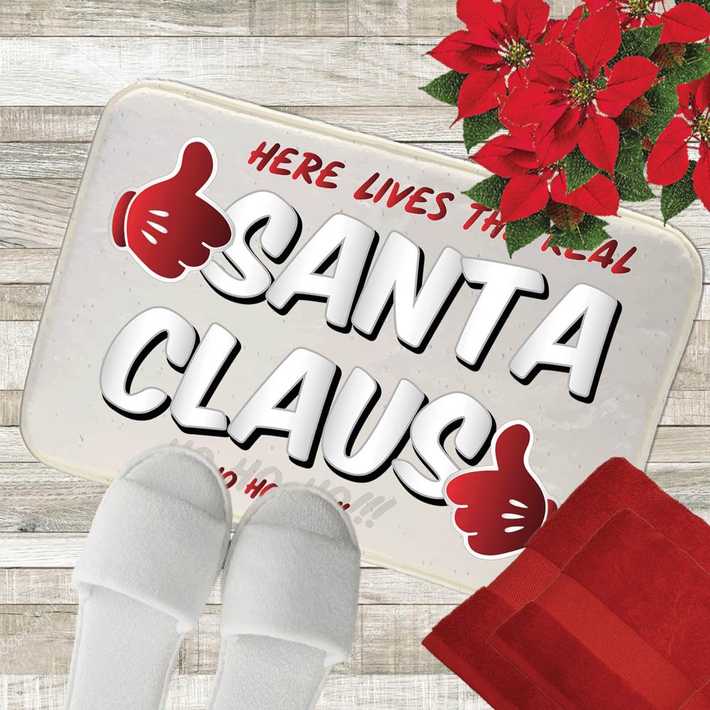 SANTA CLAUS SILVER tappeto bagno