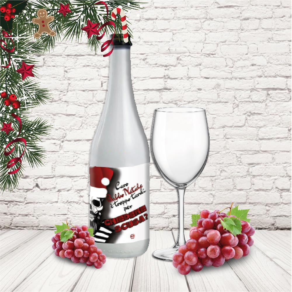 BOTTIGLIA ''BABBO SCHELETRO''