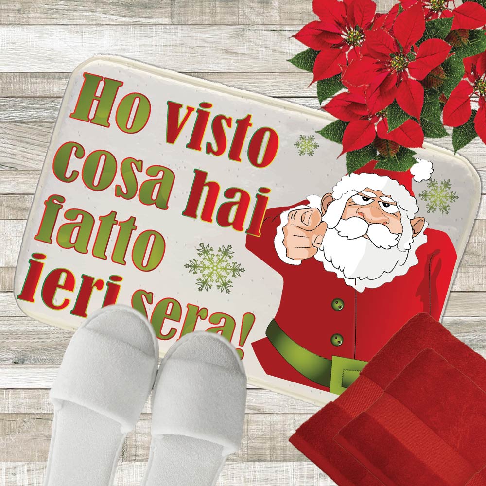 HO VISTO COSA HAI FATTO! tappeto bagno