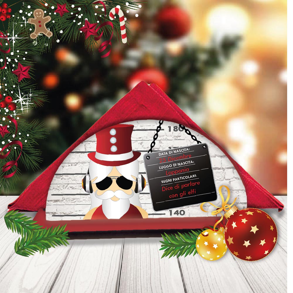 babbo schedato tovaglioli