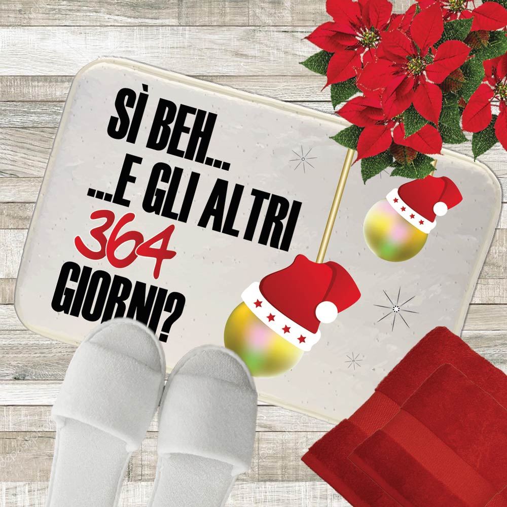 364 giorni tappeto bagno