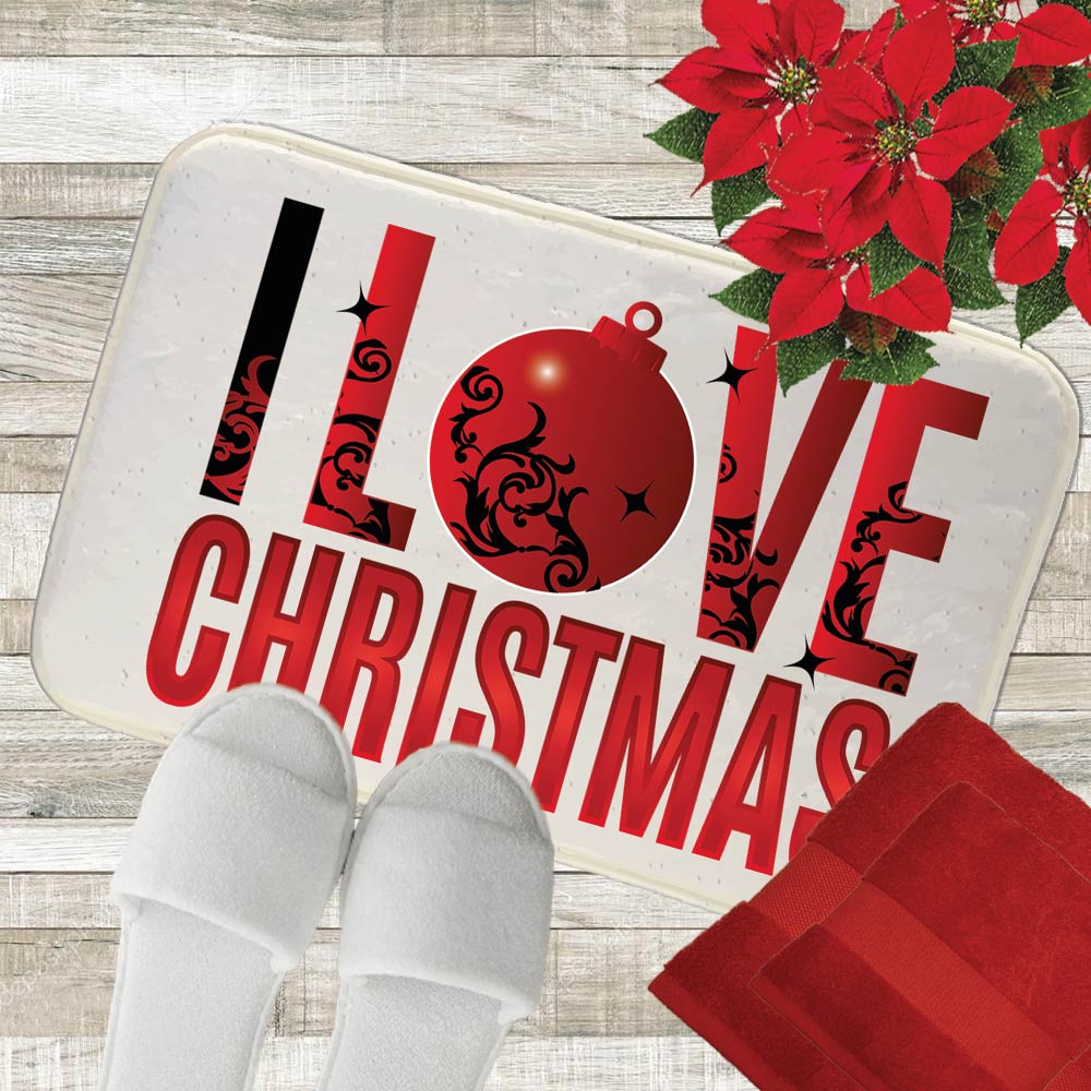 i love christmas bagno