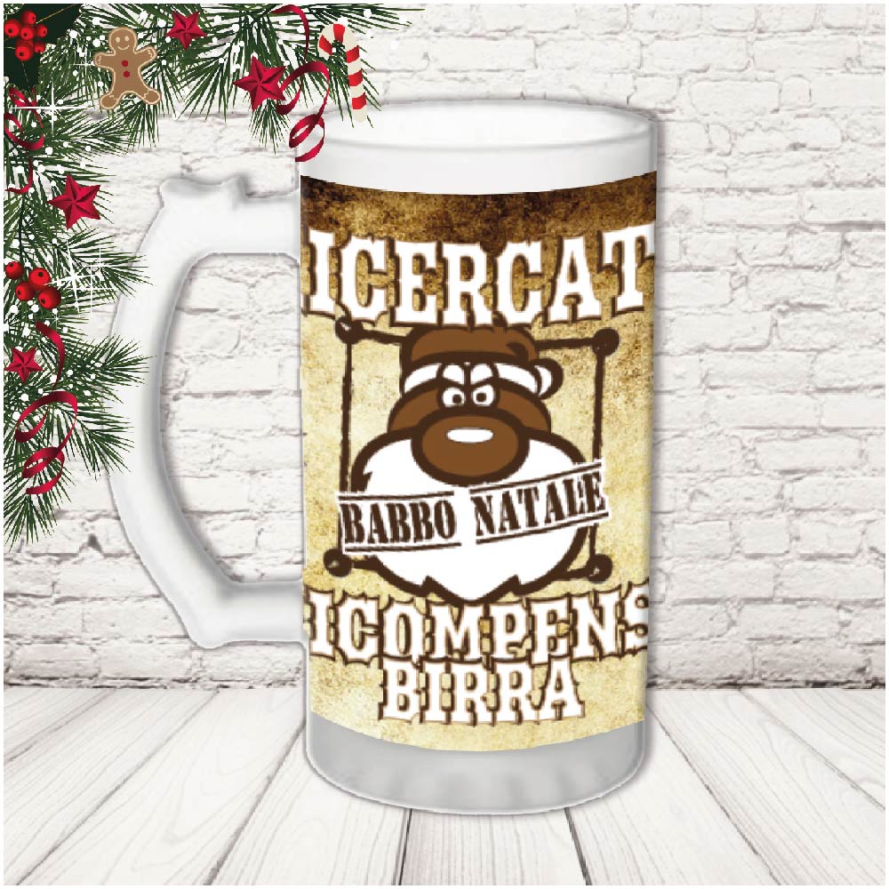 boccale babbo ricercato