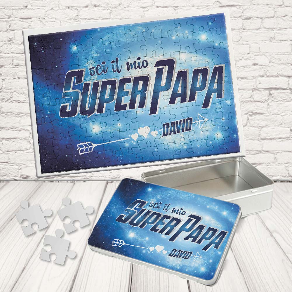 KIT PUZZLE ''SUPER PAPA' STELLE''
